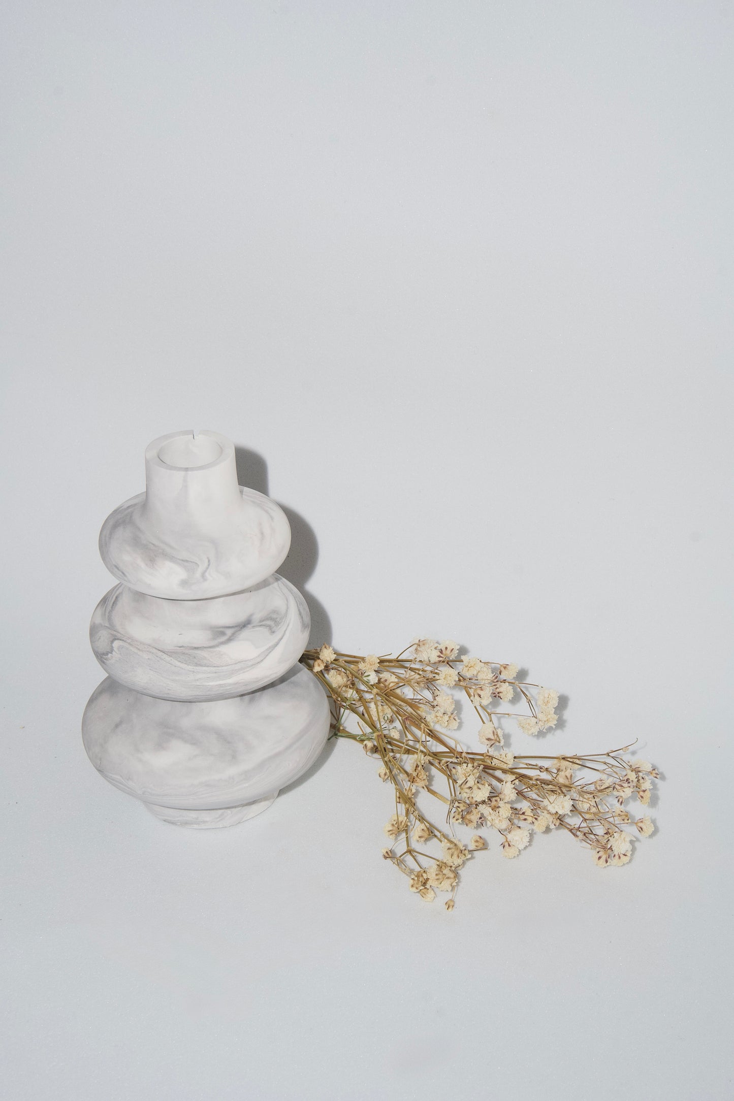 Mini Vaso a Spirale - Effetto Marmo