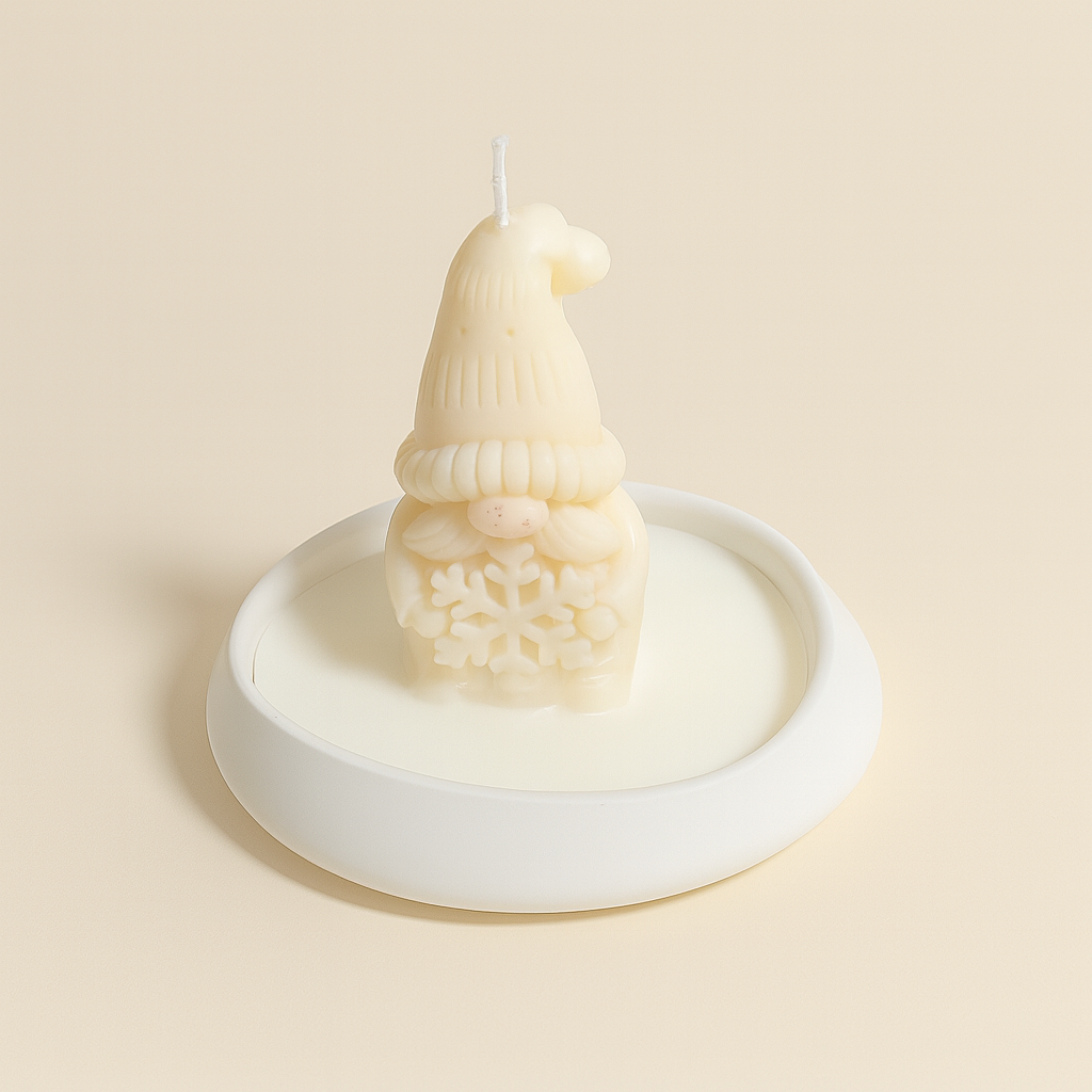 Candela Gnomo su Base in Resina Naturale