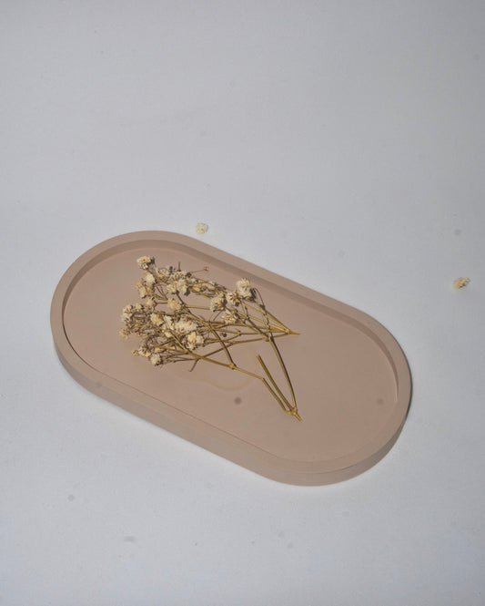 Vassoio Ovale - Beige