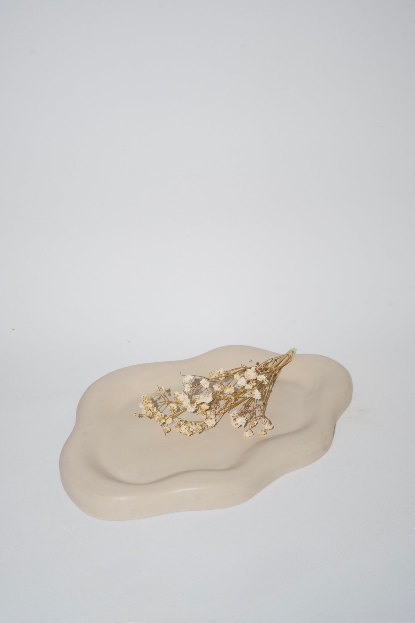 Vassoio Bordo Ondulato - Beige