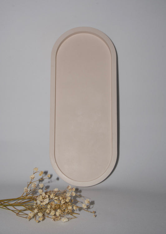 Vassoio Ovale Grande - Beige