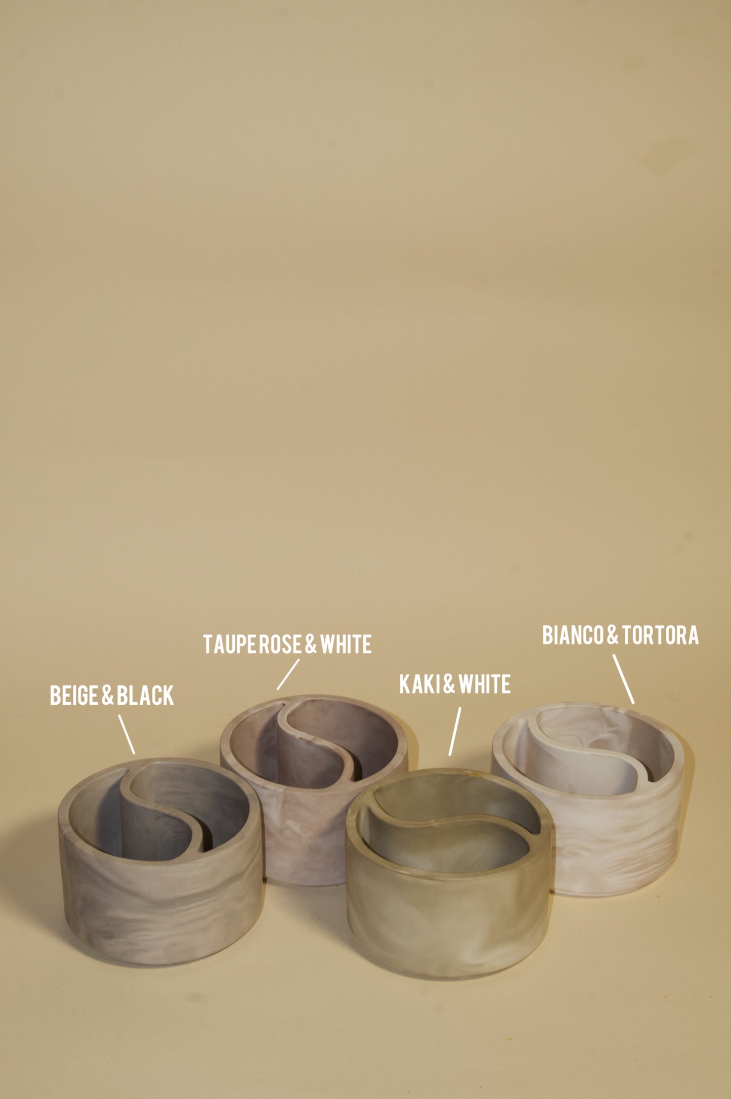 Candela Yin & Yang Effetto Marmo