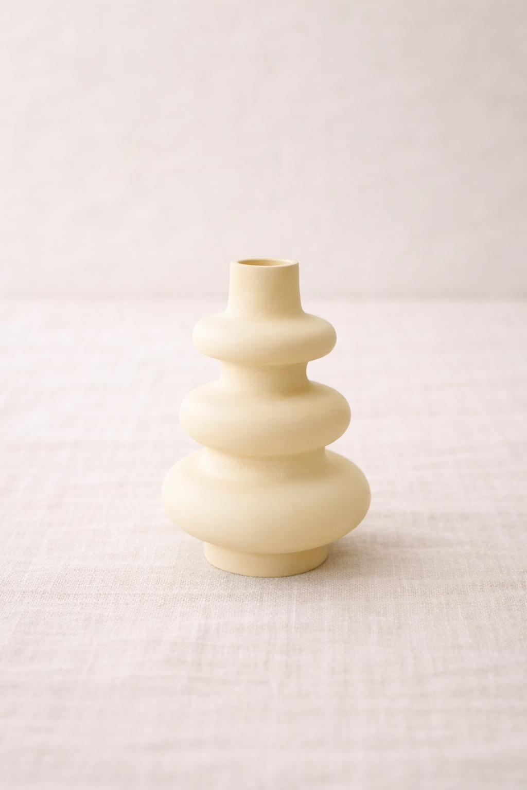 Vasetto a Spirale - Giallo Pastello