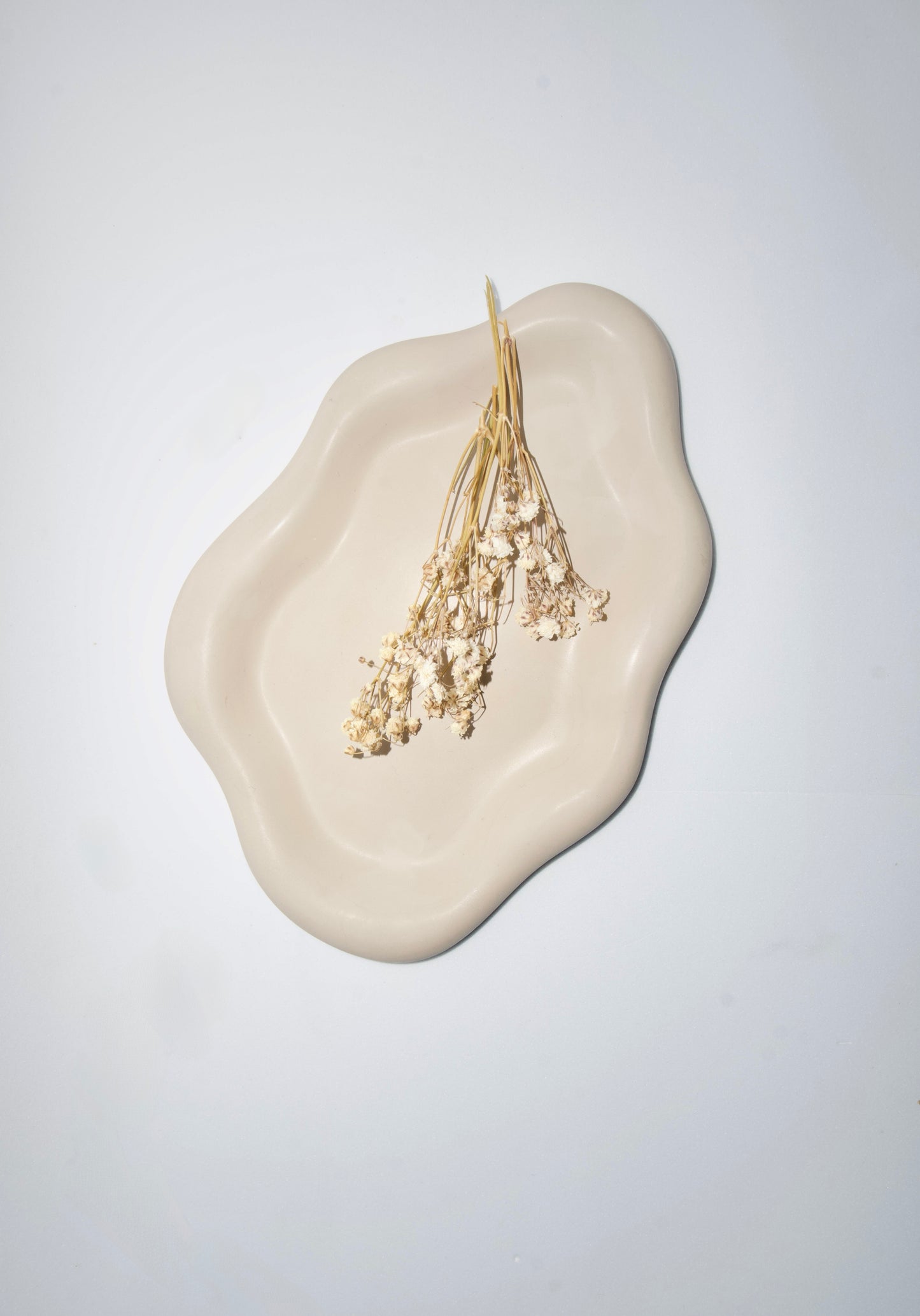 Vassoio Bordo Ondulato - Beige