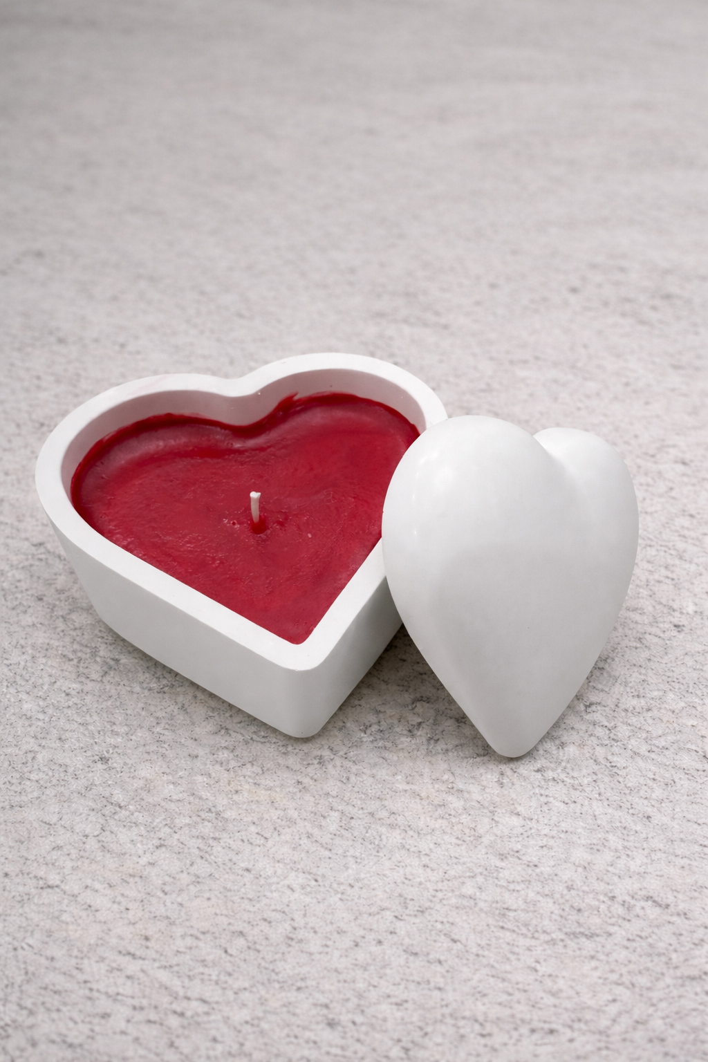 Candela Cuore in Resina Naturale – San Valentino