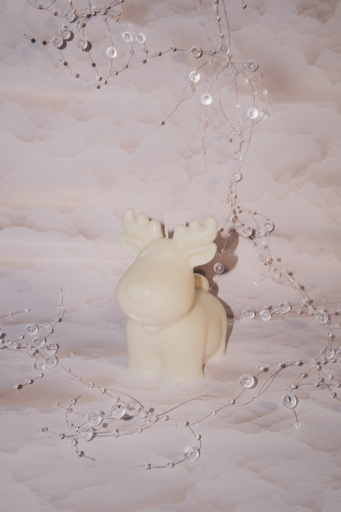 Candela Renna Natalizia - Bianca