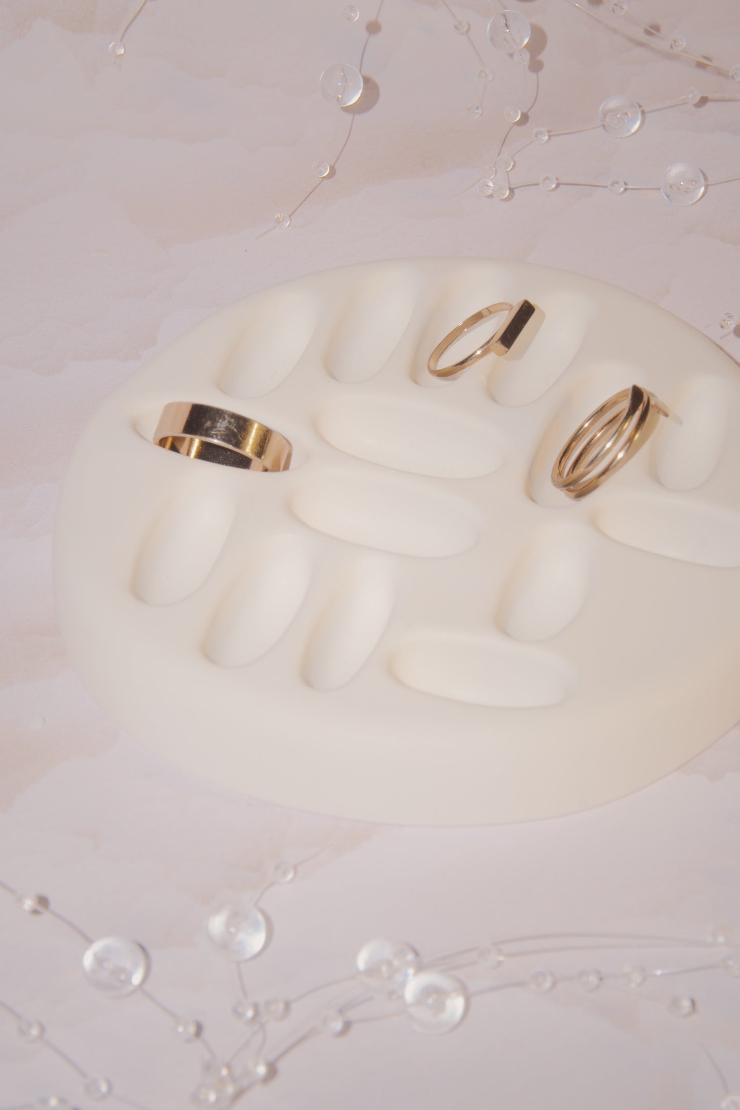 Porta Anelli Design - Bianco