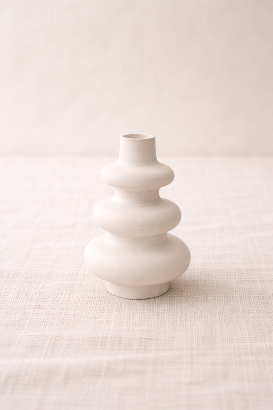 Vasetto a Spirale - Bianco