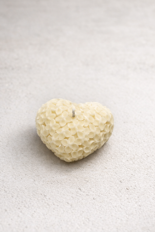 Candela Cuore Bianco San Valentino